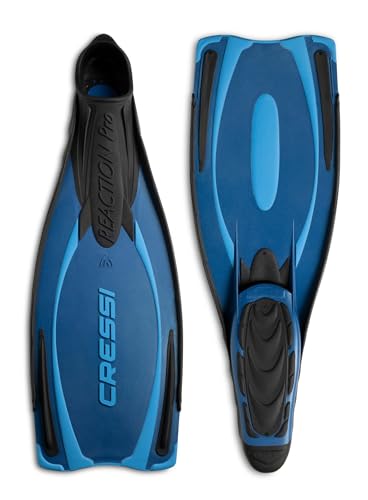Cressi Reaction Pro Fins - Flossen zum Tauchen, Freitauchen und Schnorcheln, Adult Unisex Cressi Reaction Pro Fins - Flossen zum Tauchen, Freitauchen und Schnorcheln, Adult Unisex von CRESSI