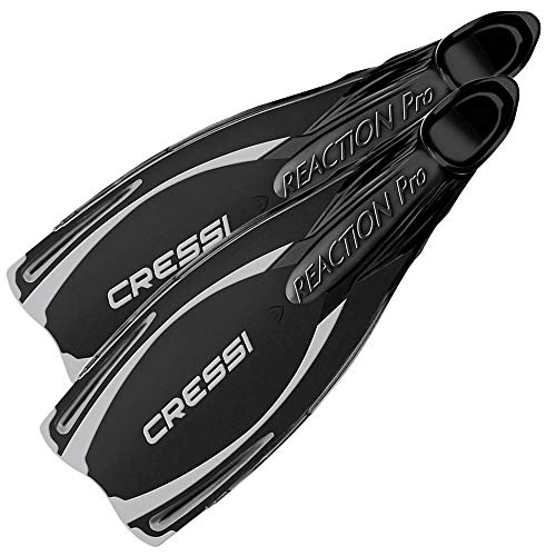 Cressi Reaction Pro Fins - Flossen zum Tauchen, Freitauchen und Schnorcheln, Adult Unisex Cressi Reaction Pro Fins - Flossen zum Tauchen, Freitauchen und Schnorcheln, Adult Unisex von CRESSI