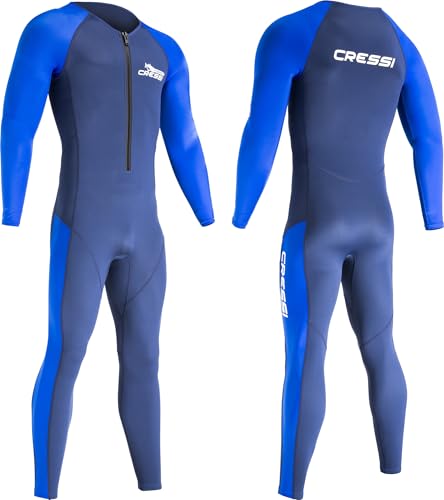 CRESSI Men's Wahoo Man Monopiece Wetsuit Light Blue 2mm M/3 Einteiliger Neoprenanzug 1,5/2 mm Premium Neopren und Elastan, Blau/Hellblau-Herren CRESSI Men's Wahoo Man Monopiece Wetsuit Light Blue 2mm M/3 Einteiliger Neoprenanzug 1,5/2 mm Premium Neopren und Elastan, Blau/Hellblau-Herren von CRESSI