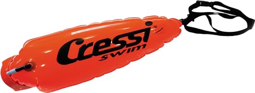 CRESSI Unisex-Adult Boa Floating Buoy Small Kleine Aufblasbare Boje, Orange, S von Cressi