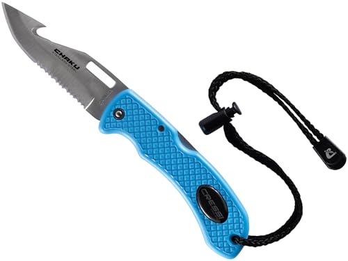 CRESSI Unisex-Adult Chaku Knife Blue Tauchermesser, Blau/Rostfreier Klinge, Einheitsgröße von Cressi