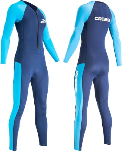 CRESSI Women's Wahoo Lady Monopiece Wetsuit Blue/Azure 2mm XL/5 Einteiliger Neoprenanzug 1,5/2 mm Premium Neopren und Elastan, Blau/Azurblau-Damen CRESSI Women's Wahoo Lady Monopiece Wetsuit Blue/Azure 2mm XL/5 Einteiliger Neoprenanzug 1,5/2 mm Premium Neopren und Elastan, Blau/Azurblau-Damen von CRESSI