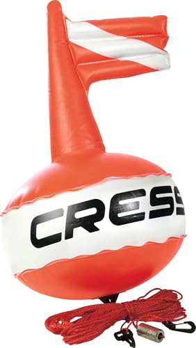 Cressi Strap Tauchmaske, Fluoreszierend Rot/Weiß, Uni Cressi Strap Tauchmaske, Fluoreszierend Rot/Weiß, Uni von CRESSI