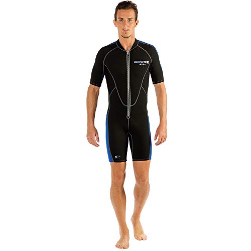 Cressi, Lido Man 2 mm, High Stretch Neopren Shorty Neoprenanzug, Herren, Schwarz-Blau, 3XL Cressi, Lido Man 2 mm, High Stretch Neopren Shorty Neoprenanzug, Herren, Schwarz-Blau, 3XL von CRESSI