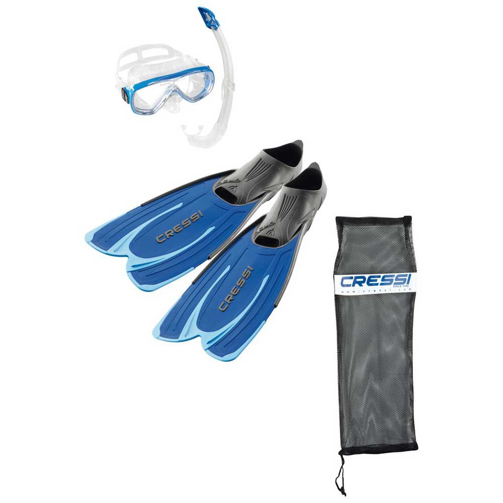 Cressi Agua Set Blau EU 35-36 von Cressi