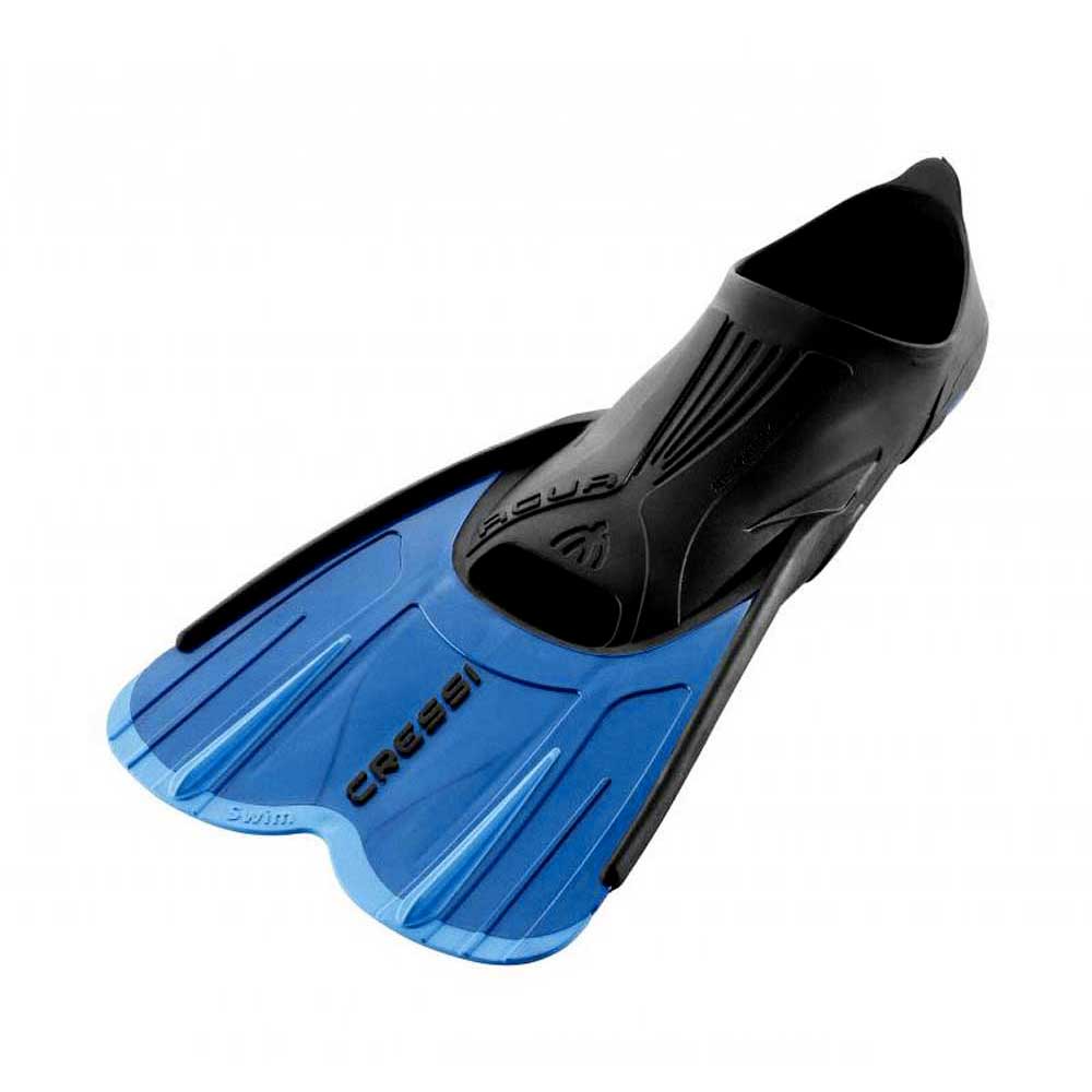 Cressi Agua Short Junior Swimming Fins Blau,Schwarz EU 33-34 von Cressi