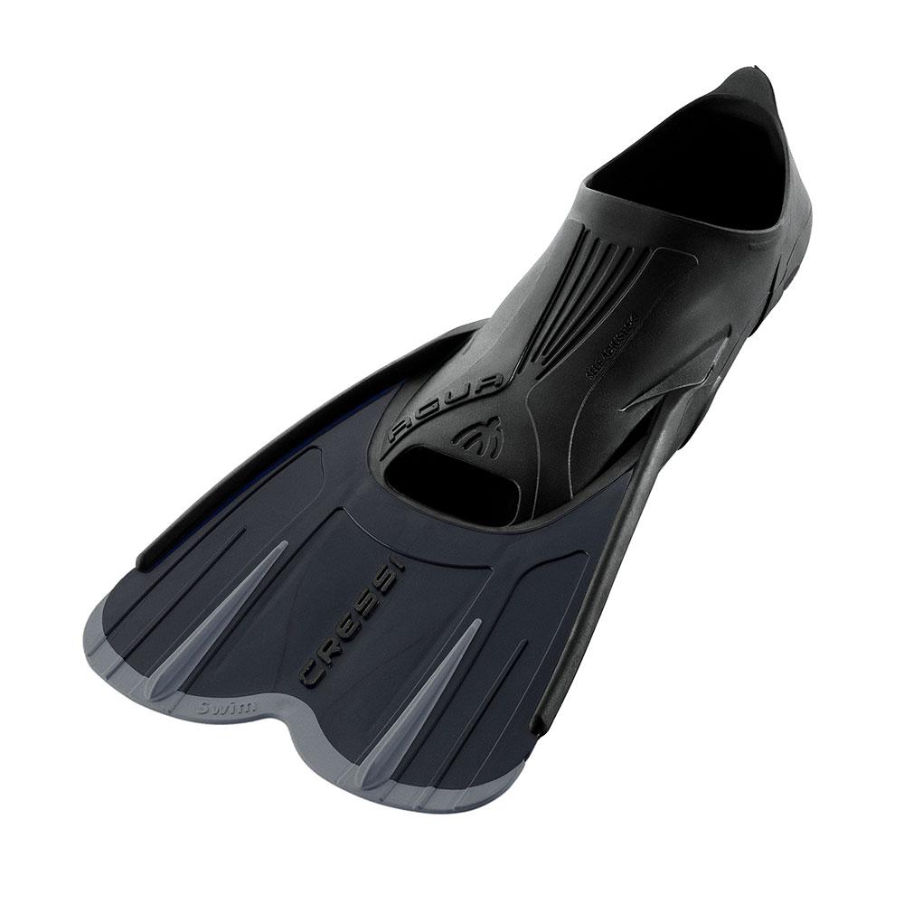 Cressi Agua Short Swimming Fins Schwarz,Grau EU 39-40 von Cressi