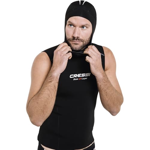 Cressi Base Layer Man 2.5mm - Tauchunterzieher Neopren 2.5mm, Schwarz, für Herren von Cressi