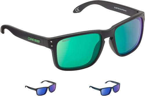 Cressi Blaze Sunglasses - Unisex Erwachsene Sport Sonnenbrille Polarised Hydrophobic Lenses - Einheitsgröße Cressi Blaze Sunglasses - Unisex Erwachsene Sport Sonnenbrille Polarised Hydrophobic Lenses - Einheitsgröße von CRESSI