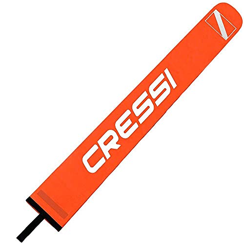 Cressi Strap Tauchmaske, Fluoreszierend Orange/Weiß, Einheitsgröße von Cressi