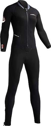 Cressi Endurance Lady Monopiece Wetsuit 5mm - Damen All-In-One Overall Tauchanzug Aus 5mm Neopren Für Taucher Und Schnorchler, Schwarz, L/4 Cressi Endurance Lady Monopiece Wetsuit 5mm - Damen All-In-One Overall Tauchanzug Aus 5mm Neopren Für Taucher Und Schnorchler, Schwarz, L/4 von CRESSI