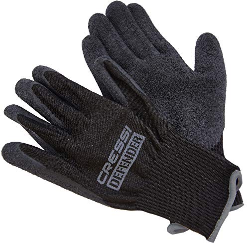 Cressi Defender Gloves Black 2mm - Schutzhandschuhe für Dynema/HPPE-Tauchgänge, Schwarz Cressi Defender Gloves Black 2mm - Schutzhandschuhe für Dynema/HPPE-Tauchgänge, Schwarz von CRESSI