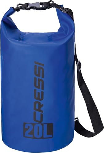 Cressi Dry Bag - Wasserdichte Taschen mit langem verstellbaren Schulterriemen - Für Tauchen, Bootfahren, Kajak, Angeln, Rafting, Schwimmen, Camping und Snowboarden Cressi Dry Bag - Wasserdichte Taschen mit langem verstellbaren Schulterriemen - Für Tauchen, Bootfahren, Kajak, Angeln, Rafting, Schwimmen, Camping und Snowboarden von CRESSI