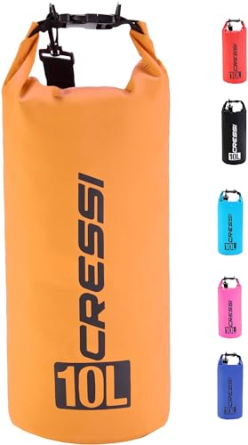 Cressi Dry Bag - Wasserdichte Taschen mit langem verstellbaren Schulterriemen - Für Tauchen, Bootfahren, Kajak, Angeln, Rafting, Schwimmen, Camping und Snowboarden Cressi Dry Bag - Wasserdichte Taschen mit langem verstellbaren Schulterriemen - Für Tauchen, Bootfahren, Kajak, Angeln, Rafting, Schwimmen, Camping und Snowboarden von CRESSI
