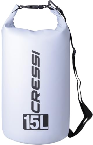 Cressi Dry Bag - Wasserdichte Taschen mit langem verstellbaren Schulterriemen - Für Tauchen, Bootfahren, Kajak, Angeln, Rafting, Schwimmen, Camping und Snowboarden Cressi Dry Bag - Wasserdichte Taschen mit langem verstellbaren Schulterriemen - Für Tauchen, Bootfahren, Kajak, Angeln, Rafting, Schwimmen, Camping und Snowboarden von CRESSI