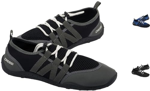 Cressi Elba Shoes - Erwachsene Wasserschuhe Unisex, Schwarz Grau, 41 EU Cressi Elba Shoes - Erwachsene Wasserschuhe Unisex, Schwarz Grau, 41 EU von CRESSI
