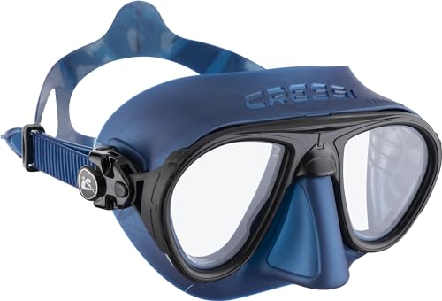 Cressi Erwachsene Calibro Tauchmaske, Blau Nery/Schwarz, Uni Cressi Erwachsene Calibro Tauchmaske, Blau Nery/Schwarz, Uni von CRESSI