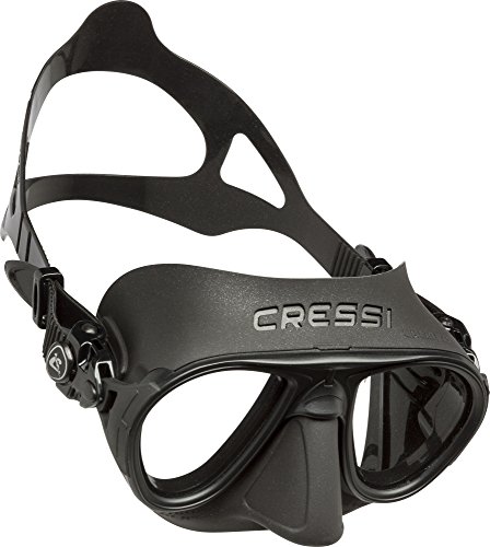 Cressi DS425050 Tauchmaske, Schwarz, Uni von Cressi