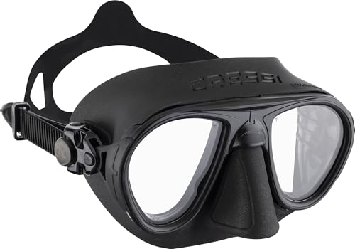 Cressi DS425050 Tauchmaske, Schwarz, Uni von Cressi