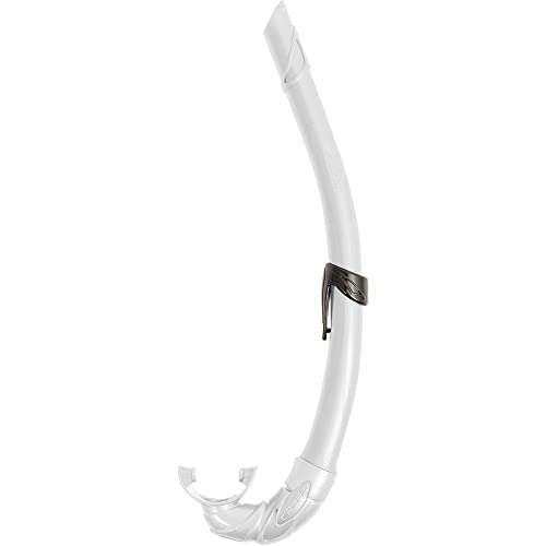 Cressi Erwachsene Corsica Schnorchel, Weiß, One Size Cressi Erwachsene Corsica Schnorchel, Weiß, One Size von CRESSI