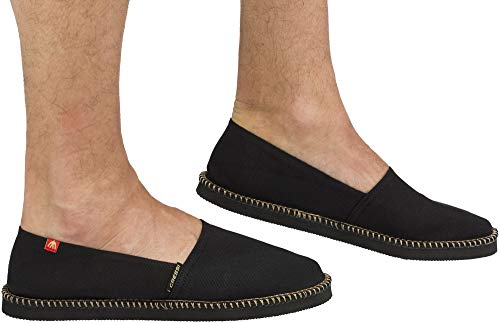 Cressi Espadrillas Valencia - Unisex Erwachsene Mehrzweck-Espadrilles, Schwarz, 46 von Cressi