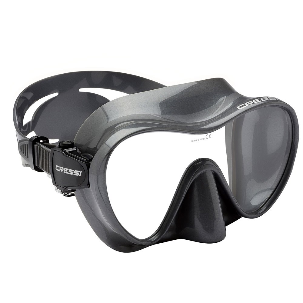 Cressi F1 Frameless Diving Mask Schwarz von Cressi