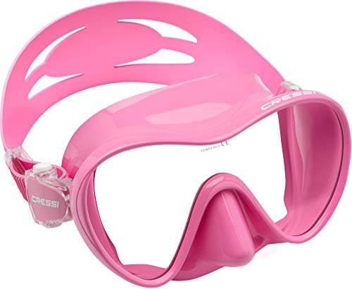 Cressi F1 Mask - Rahmenlose Maske zum Tauchen und Schnorcheln, Blau, Klein Cressi F1 Mask - Rahmenlose Maske zum Tauchen und Schnorcheln, Blau, Klein von CRESSI