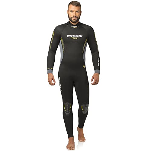 Cressi Fast 5mm All-In-One Man Trockenanzug, Schwarz, 3XL Cressi Fast 5mm All-In-One Man Trockenanzug, Schwarz, 3XL von CRESSI