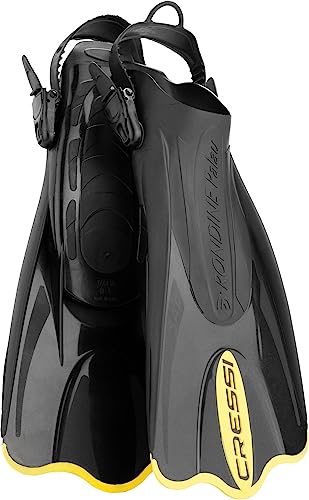 Cressi Palau Saf Fins - Einstellbare Kurze Flossen zum Schwimmen und Schnorcheln, Unisex Erwachsene Cressi Palau Saf Fins - Einstellbare Kurze Flossen zum Schwimmen und Schnorcheln, Unisex Erwachsene von CRESSI