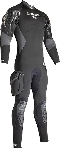 Cressi Herren Halbtrockenanzug Ice, Schwarz/Grau, XXXL/7 Cressi Herren Halbtrockenanzug Ice, Schwarz/Grau, XXXL/7 von CRESSI