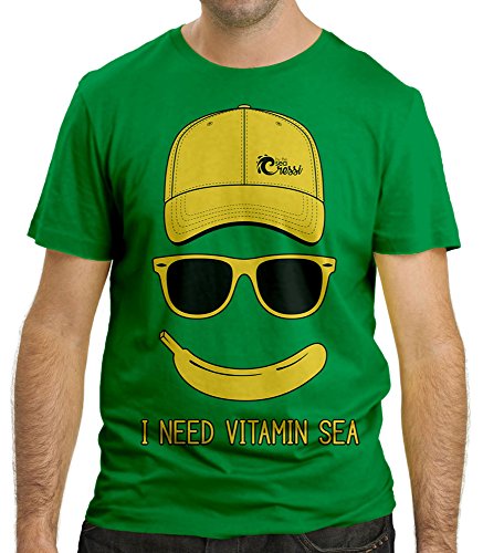 Cressi Herren I Need Vitamin SEA T-Shirt, Grün, M von Cressi