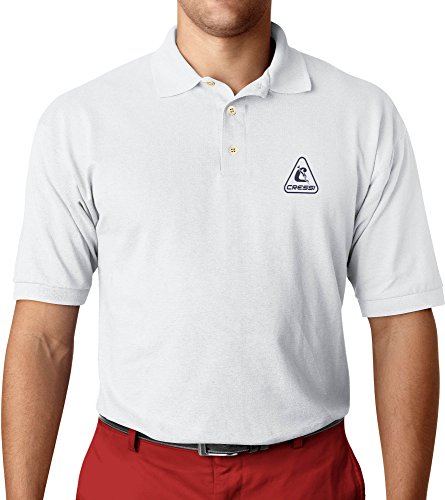 Cressi Herren Shirt Polo, Weiß, 3/M Cressi Herren Shirt Polo, Weiß, 3/M von CRESSI