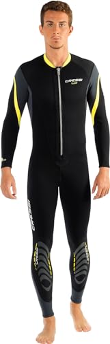 Cressi Herren Lui Monopiece Wetsuit 2.5mm Einteiliger 2,5-mm-Neopren-Neoprenanzug, Schwarz/Gelb, L/4 Cressi Herren Lui Monopiece Wetsuit 2.5mm Einteiliger 2,5-mm-Neopren-Neoprenanzug, Schwarz/Gelb, L/4 von CRESSI