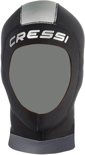 Cressi Hood Man - Neopren 5mm Kopfhaube Herren - Ausgezeichnette Passform, L (5-6-7) Cressi Hood Man - Neopren 5mm Kopfhaube Herren - Ausgezeichnette Passform, L (5-6-7) von CRESSI