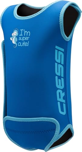 Cressi Infant Baby Warmer - Kinder Neopren Schwimmanzug, Blau, 6/12 Monate Cressi Infant Baby Warmer - Kinder Neopren Schwimmanzug, Blau, 6/12 Monate von CRESSI