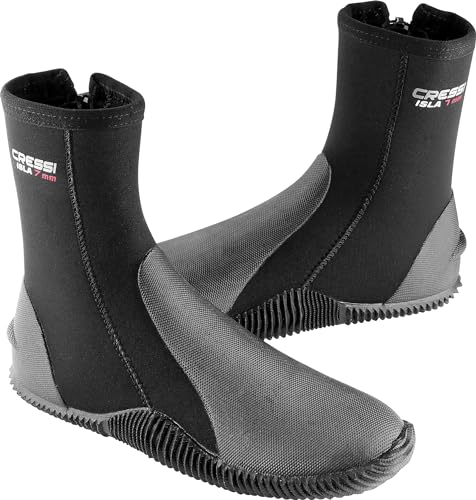 Cressi Isla Boots - Unisex Tauchschuhe aus Neopren mit Gummisohle von Cressi