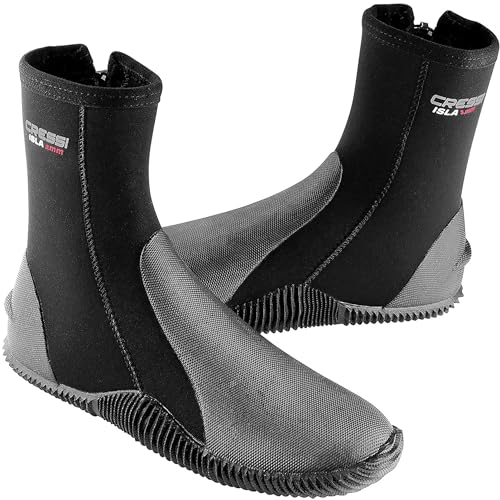 Cressi Isla Boots - Unisex Tauchschuhe aus Neopren mit Gummisohle von Cressi