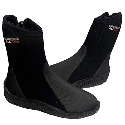 Cressi Isla Boots - Unisex Tauchschuhe aus Neopren mit Gummisohle von Cressi