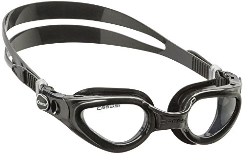 Cressi Italian Make Anti Fog Swimming Goggles for Adults (Black - Clear Lens) von Cressi