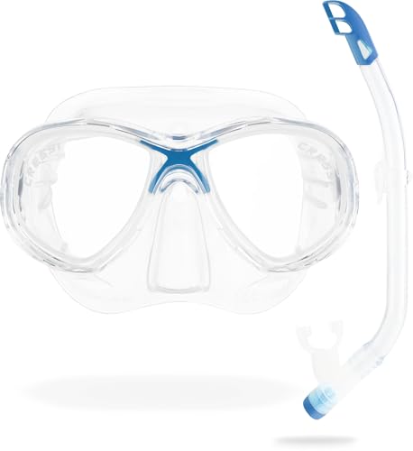Cressi Premium Combo Schnorchelset Junior - erhältlich mit Marea Jr oder Estrella Jr Maske und Top-Schnorchel, Unisex Kind Cressi Premium Combo Schnorchelset Junior - erhältlich mit Marea Jr oder Estrella Jr Maske und Top-Schnorchel, Unisex Kind von CRESSI