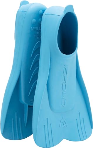 Cressi Mini Light Fins - Kurze Unisex-Kinderflossen zum Tauchen, Schnorcheln und Schwimmen, Azurblau, 25/28 Cressi Mini Light Fins - Kurze Unisex-Kinderflossen zum Tauchen, Schnorcheln und Schwimmen, Azurblau, 25/28 von CRESSI