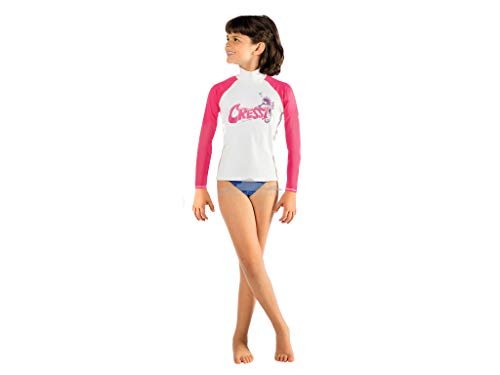 Cressi Kinder Rash Guard,Rosa (Sehaorse), XL/5 (Herstellergröße:12-13 Jahre) von Cressi