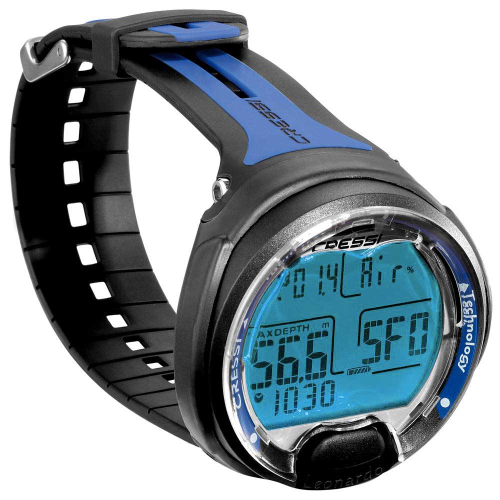 Cressi Leonardo Dive Computer Blau,Schwarz von Cressi