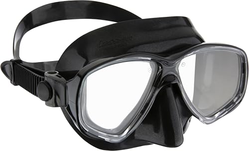 Cressi Marea Mask - Tauchen und Schnorcheln Maske, Schwarz/Schwarz, Einheitsgröße, Unisex von Cressi