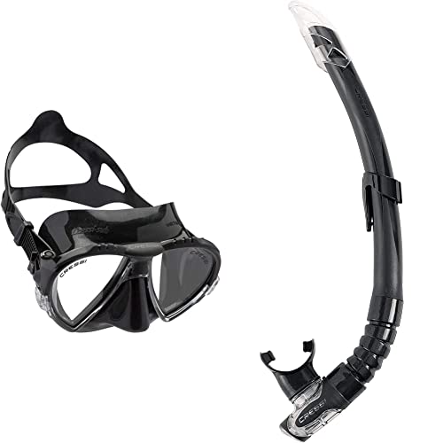 Cressi Matrix Tauchen Schnorcheln Maske, Schwarz, Einheitsgröße & Uni Schnorchel Gamma, schwarz, EG261550 Cressi Matrix Tauchen Schnorcheln Maske, Schwarz, Einheitsgröße & Uni Schnorchel Gamma, schwarz, EG261550 von Cressi