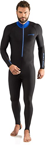 Cressi Herren 1mm Skin Einteiliger Taucheranzug, Schwarz/Blau, L von Cressi