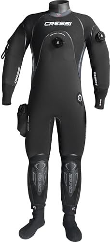 Cressi Men's Desert Man Dry Suit 4mm HD Trockenanzug, Schwarz/Grau, M/3 Cressi Men's Desert Man Dry Suit 4mm HD Trockenanzug, Schwarz/Grau, M/3 von CRESSI