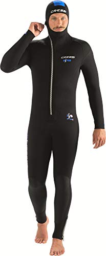 Cressi Diver Man All-in-One - Einteiliger Ultrastretch Neoprenanzug zum Tauchen, Herren 5mm, Schwarz/Blau, XXXXL Cressi Diver Man All-in-One - Einteiliger Ultrastretch Neoprenanzug zum Tauchen, Herren 5mm, Schwarz/Blau, XXXXL von CRESSI