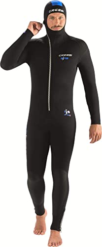 Cressi Diver Man All-in-One - Einteiliger Ultrastretch Neoprenanzug zum Tauchen, Herren 7mm, Schwarz/Blau, XXXXL Cressi Diver Man All-in-One - Einteiliger Ultrastretch Neoprenanzug zum Tauchen, Herren 7mm, Schwarz/Blau, XXXXL von CRESSI