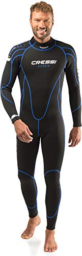 Cressi Men's Maya Man Monopiece Wetsuit 2.5mm Einteiliger Neoprenanzug Herren für alle Wassersportarten, Schwarz/Blau, M/3 Cressi Men's Maya Man Monopiece Wetsuit 2.5mm Einteiliger Neoprenanzug Herren für alle Wassersportarten, Schwarz/Blau, M/3 von CRESSI